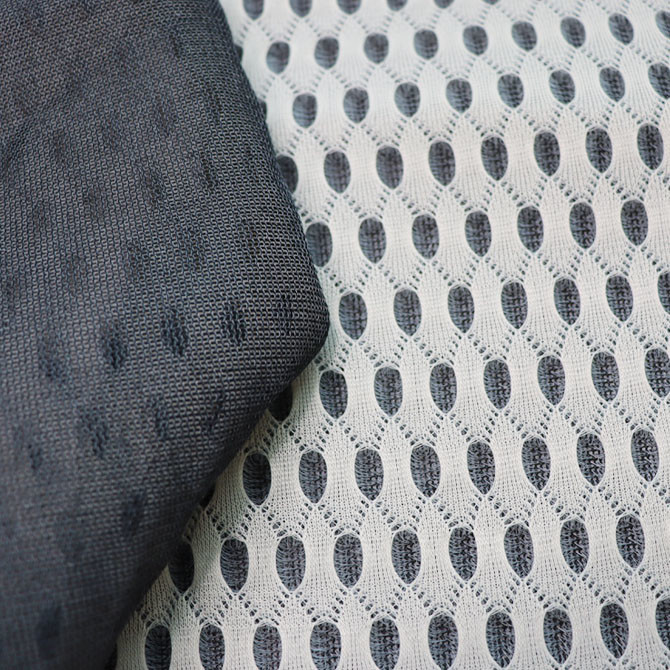 3mm 3d 스페이저 직물 50in에서 60in 블랙 컬러 가이드 호흡 Mesh 물질 0