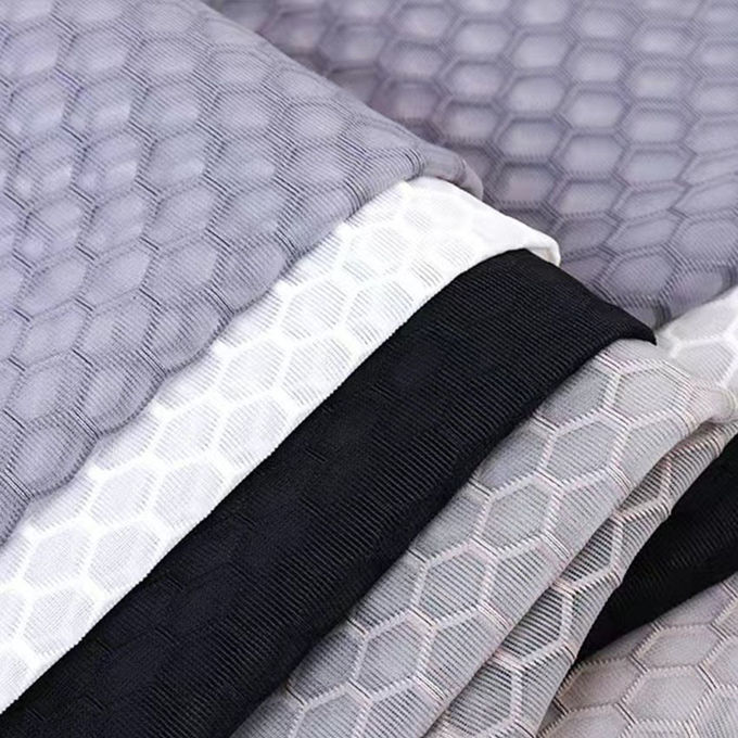 100% 200gm 폴리에스터  Mesh 직물 에어메시 호흡 직물 Mesh 직물 4